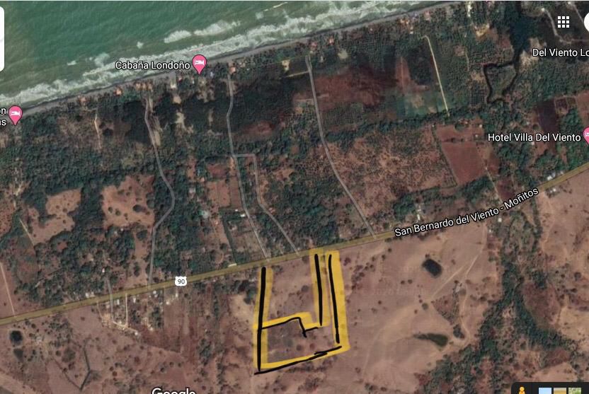 🌴 Lote en Venta en San Bernardo del Viento ¡A Pasos de la Playa!  25,758 m² 🌊